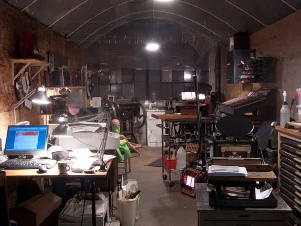 The very first Rise and Shine Paper Co. studio in Philadelphia