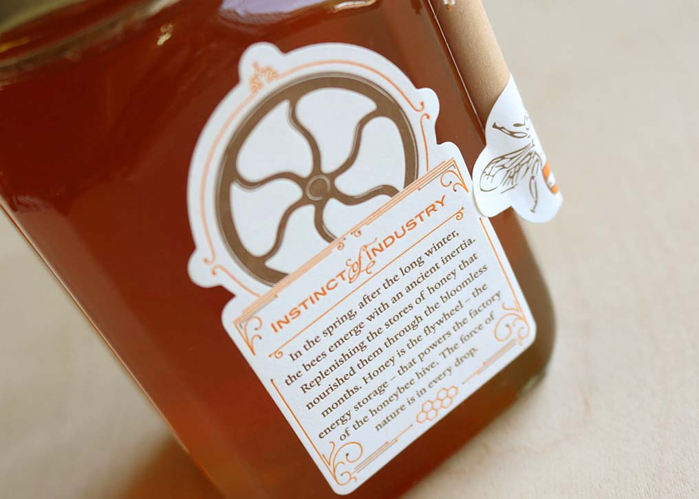 Honey Letterpress Labels